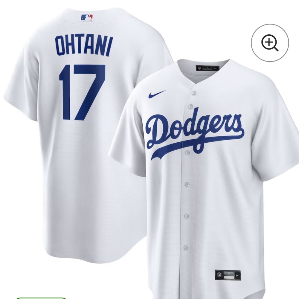 Nike Los Angeles Dodgers Shohei Ohtani 17 White Player Jersey SP New With Tags
